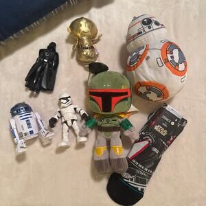 Star Wars Toys Lot action figures Lego Itty Bitty C-3PO Darth Vader R2D2 BB-8